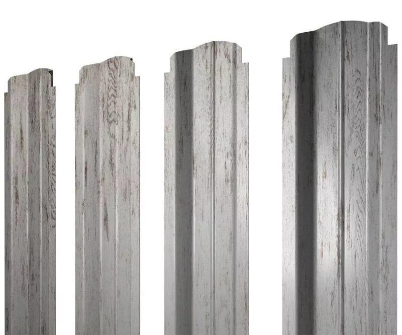 Штакетник Grand Line П -образный В 0,45 Print Elite Snow Wood Снежное дерево купить в краснодаре