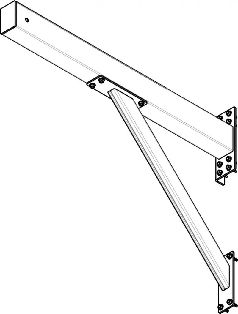 Кронштейн под гасительную сетку RAL 6005 GL купить в краснодаре