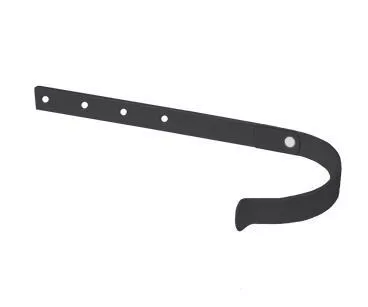 Держатель желоба Металл Профиль Престиж D125х280 (3 мм) RAL 7024 Серый графит купить в краснодаре