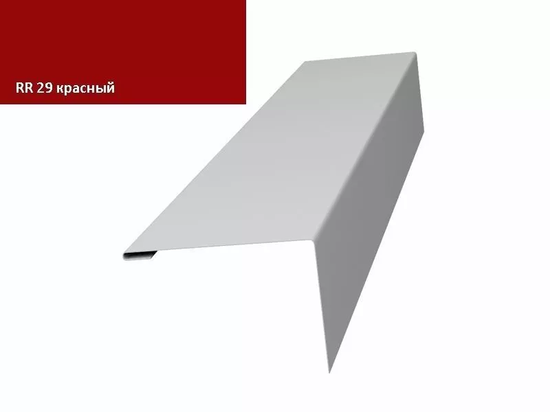 Нащельник (для калиток и ворот) 25х35 жалюзи Milan Tokyo 0,5 GreenСoat Pural RR 29 красный L1,68 GL купить в краснодаре