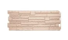 Фасадные панели Альта-Профиль Скалистый Камень ЭКО. (1,16х0,45м). Кремовый. Цена: 669 руб. Артикул: Aita-Profil-FP06_Эко_2