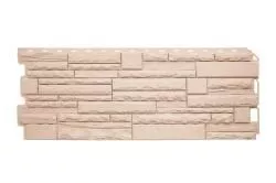 Фасадные панели Альта-Профиль Скалистый Камень ЭКО. (1,16х0,45м). Кремовый купить в краснодаре