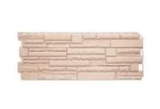 Фасадные панели Альта-Профиль Скалистый Камень ЭКО. (1,16х0,45м). Кремовый – Купить оптом и в розницу