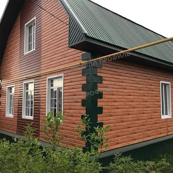 Сайдинг МЕТАЛЛ ПРОФИЛЬ Woodstock-Н-28х330 (ECOSTEEL-01-Сосна-0.5) купить в краснодаре