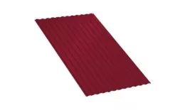 Профнастил МП10 B Полиэстер 0,45 мм RAL 3003 Рубиново-красный. Артикул: MP10BPE45-3003