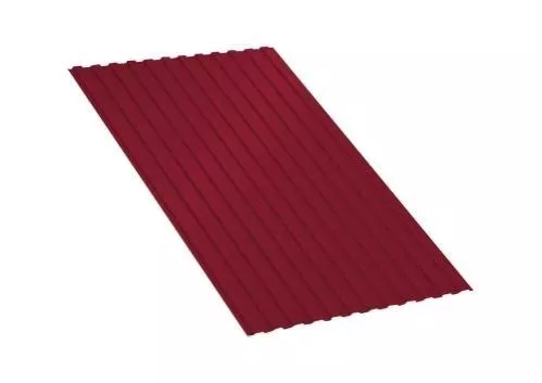 Профнастил МП10 B Полиэстер 0,45 мм RAL 3003 Рубиново-красный купить в краснодаре