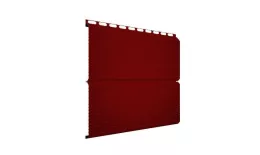 Металлический сайдинг Grand Line ЭкоБрус Гофр PE 0,45 мм RAL 3003 Красный рубин. Артикул: GrandLine-MS1187