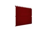 Металлический сайдинг Grand Line ЭкоБрус Гофр PE 0,45 мм RAL 3003 Красный рубин – Купить оптом и в розницу
