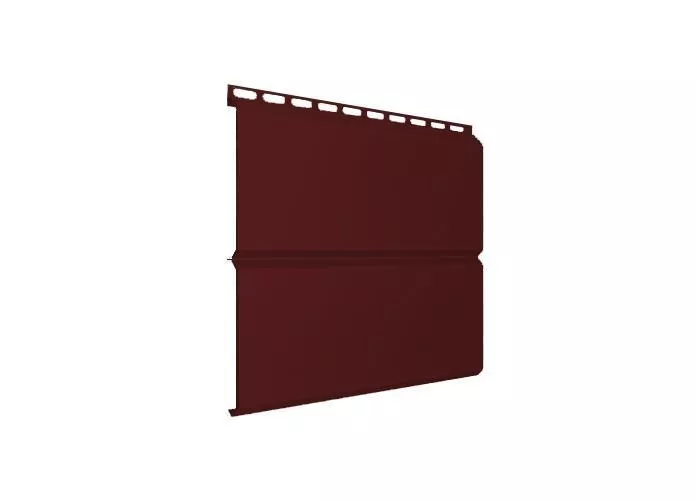 Металлический сайдинг Grand Line ЭкоБрус Quarzit 0,5 мм RAL 3005 Красный купить в краснодаре