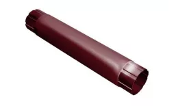 Труба круглая соединительная Grand Line 125/90 мм 1м RAL 3005 Красное вино. Цена: 644 руб. Артикул: GL_voda_197