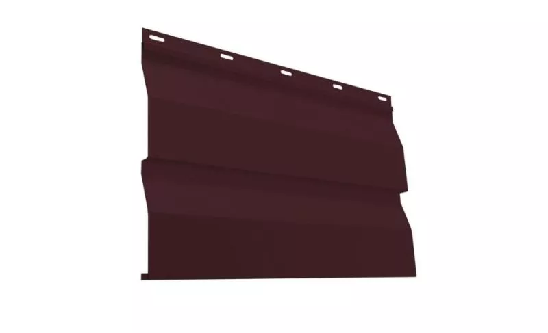 Металлический сайдинг Металл Профиль Корабельная доска PE 0,4 мм RAL 3005 Красное вино купить в краснодаре