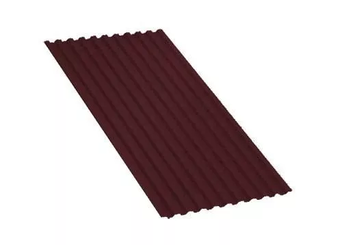 Профнастил С21 B VikingMP 0,45 мм RAL 3005 Красное вино купить в краснодаре