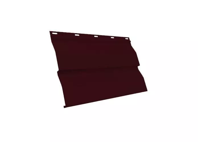 Металлический сайдинг Grand Line Корабельная доска XL Satin 0,5 мм RAL 3005 Красное вино купить в краснодаре