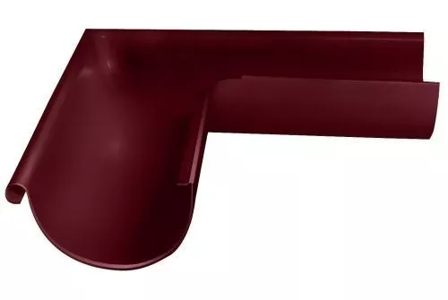 Угол желоба внешний 90° Optima Grand Line 125 мм RAL 3005 Красное вино купить в краснодаре