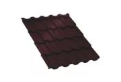 Металлочерепица Трамонтана-XL NormanMP 0.5 мм RAL 3005 Красное вино – Купить оптом и в розницу