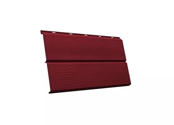 Металлический сайдинг Grand Line ЭкоБрус 3D Velur 0,5 мм RAL 3005 Красное вино купить в краснодаре