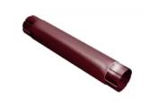 Труба круглая соединительная Grand Line 125/90 мм 1м RAL 3005 Красное вино – Купить оптом и в розницу