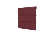 Софит металл GL без перфорации Drap 0,45 мм RAL 3005 красное вино – Купить оптом и в розницу