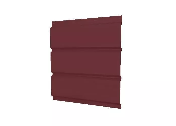 Софит металл GL без перфорации Satin 0,5 мм RAL 3005 красное вино купить в краснодаре