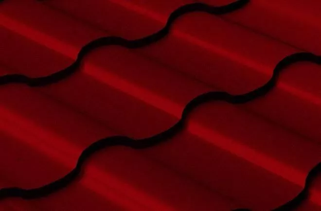Металлочерепица Grand Line Кредо (Kredo) 0.5 Satin RAL 3009 оксидно-красный купить в краснодаре