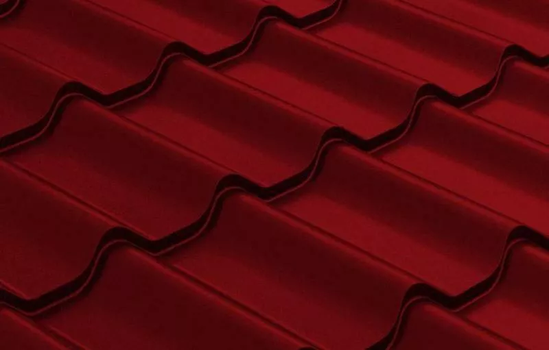 Металлочерепица GL 0.5 Классик (Classic) GreenCoat Pural RAL 3009 оксидно-красный купить в краснодаре