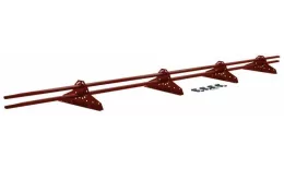 Снегозадержатель трубчатый для натуральной черепицы Стандарт RAL 3009 1м(проф.до 50мм). Цена: 2209 руб. Артикул: 43732