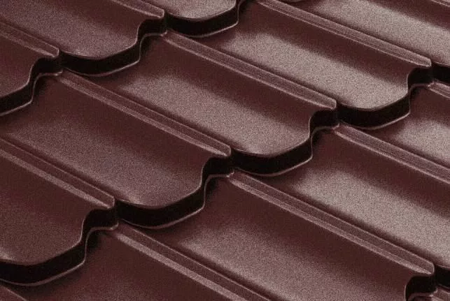 Металлочерепица GL Квинта плюс (Kvinta Plus) 0,5 GreenCoat Pural Matt RAL 3009 оксидно-красный купить в краснодаре