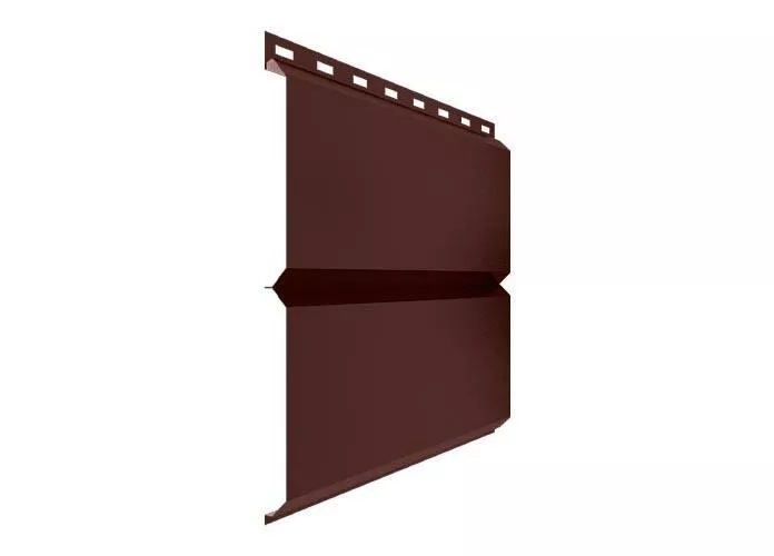 Металлический сайдинг Металл Профиль Lбрус PE 0,45 мм RAL 3009 Оксидно-красный купить в краснодаре