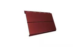 Металлический сайдинг Grand Line Вертикаль Line Satin 0,5 мм RAL 3009 Оксидно-красный. Цена: 870 руб. Артикул: GrandLine-MS629
