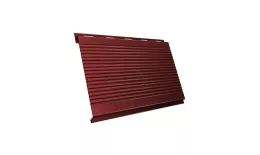 Металлический сайдинг Grand Line Вертикаль Гофр GreenCoat Pural Matt RAL 3009 Оксидно-красный. Артикул: GrandLine-MS415