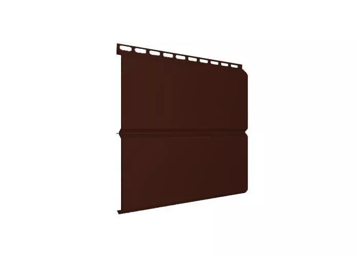 Металлический сайдинг Grand Line ЭкоБрус GreenCoat Pural Matt RAL 3009 Оксидно-красный купить в краснодаре