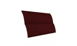 Металлический сайдинг Grand Line Блок-хаус Новый GreenCoat Pural RAL 3009 Оксидно-красный. Артикул: GrandLine-MS1320