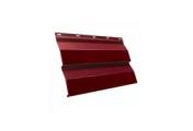 Металлический сайдинг Grand Line Корабельная доска XL Satin 0,5 мм RAL 3009 Оксидно-красный – Купить оптом и в розницу