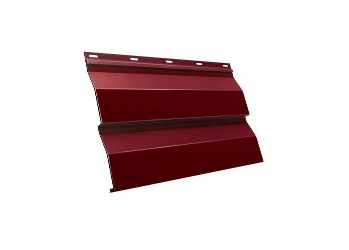 Металлический сайдинг Grand Line Корабельная доска Satin 0,5 мм RAL 3009 Оксидно-красный купить в краснодаре