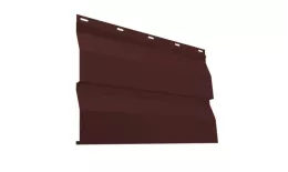 Металлический сайдинг Металл Профиль Корабельная доска PE 0,45 мм RAL 3009 Оксидно-красный. Цена: 761 руб. Артикул: MetalS94