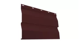 Металлический сайдинг Металл Профиль Корабельная доска NormanMP 0,5 мм RAL 3011. Цена: 778 руб. Артикул: MetalS63