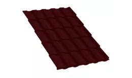 Металлочерепица Монтекристо-ML NormanMP 0.5 мм RAL 3011 Коричнево-красный. Цена: 646 руб. Артикул: montekr_02-3011ml