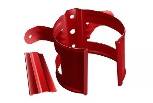 Кронштейн трубы на дерево Grand Line 125/90 мм RAL 3011 Коричнево-красный купить в краснодаре