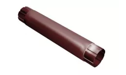 Труба круглая соединительная Grand Line 125/90 мм 1м RAL 3011 Коричнево-красный. Цена: 883 руб. Артикул: GL_voda_198