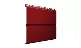 Металлический сайдинг Grand Line ЭкоБрус PE 0,45 мм RAL 3011 Коричнево-красный. Артикул: GrandLine-MS1082