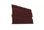 Металлический сайдинг Металл Профиль Корабельная доска PURMAN 0,5 мм RAL 3011 Коричнево-красный – Купить оптом и в розницу