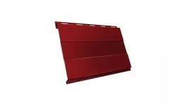 Металлический сайдинг Grand Line Вертикаль Проф PE 0,45 мм RAL 3011 Коричнево-красный. Цена: 847 руб. Артикул: GrandLine-MS803