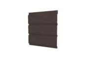 Софит металл GL без перфорации GreenCoat Pural 0,5 мм RR 32 темно-коричневый – Купить оптом и в розницу