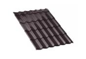 Металлочерепица Ламонтерра Полиэстер 0.45 мм RR 32 Темно-коричневый – Купить оптом и в розницу