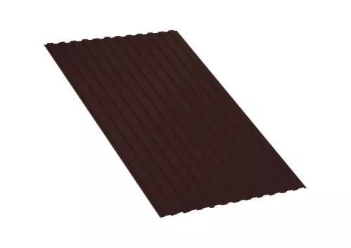 Профнастил МП10 A PURETAN 0,5 мм RR 32 Темно-коричневый купить в краснодаре