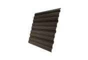 Профнастил Grand Line С10 R GreenCoat Pural Matt 0,5 мм RAL 8019 Темно-коричневый – Купить оптом и в розницу