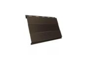 Металлический сайдинг Grand Line Вертикаль Проф GreenCoat Pural Matt RAL 8019 Темно-коричневый – Купить оптом и в розницу