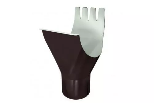 Воронка желоба Optima Grand Line 125/90 мм RR 32 Темно-коричневый купить в краснодаре