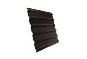 Профнастил Grand Line С20 A GreenCoat Pural Matt 0,5 мм RAL 8019 Темно-коричневый – Купить оптом и в розницу