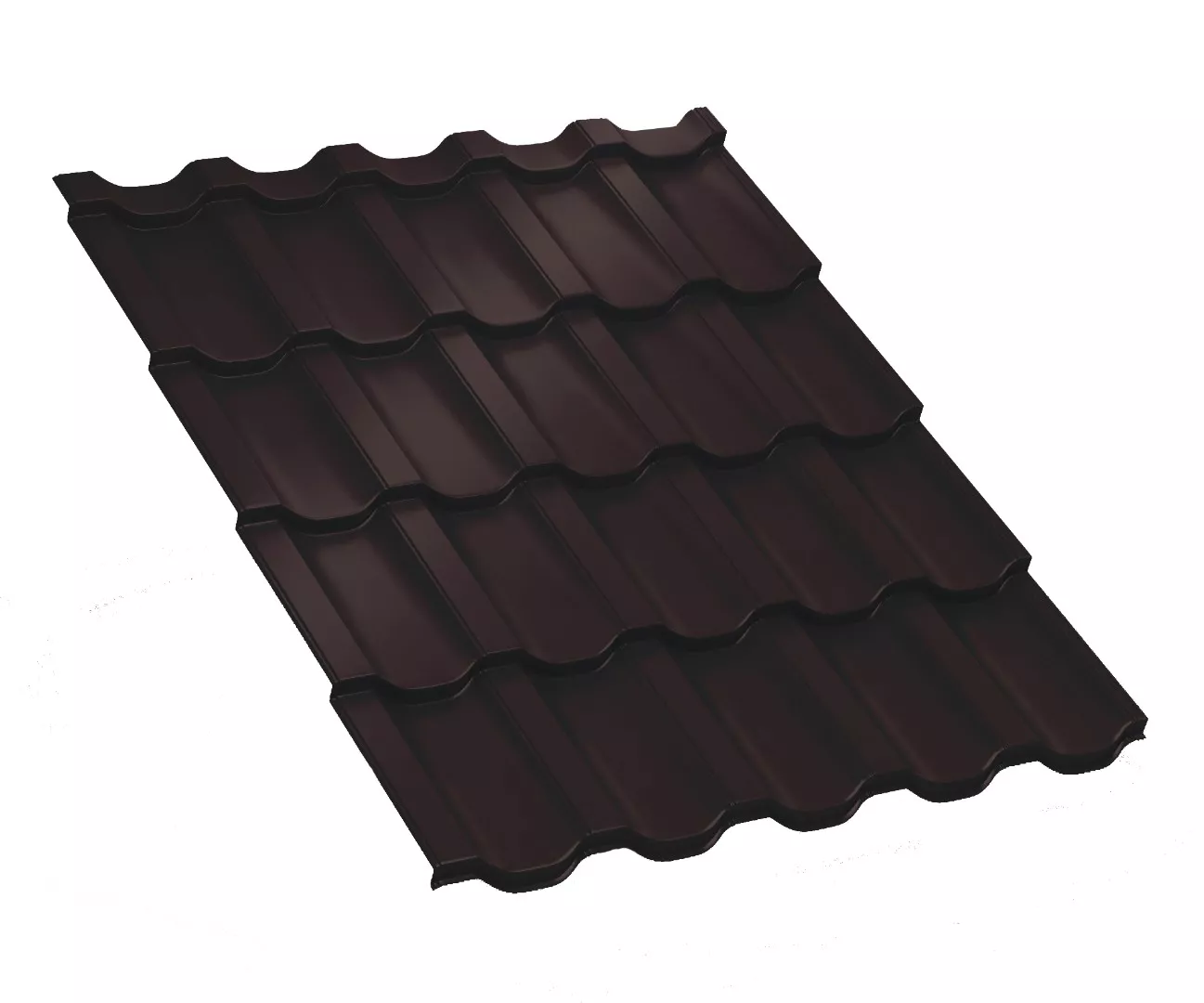 Металлочерепица Трамонтана-XL NormanMP 0.5 мм RR 32 Темно-коричневый купить в краснодаре